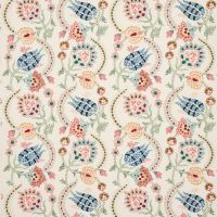Zaviera Embroidery Fabric Multi