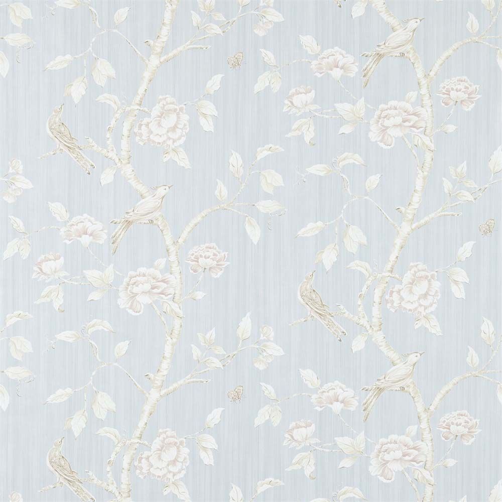 Blue Floral Wallpaper | Woodville Wallpaper | Zoffany | F&P Interiors