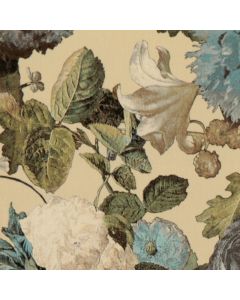 Floral Pompadour Velvet Fabric