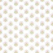 Milford Fabric Blush Pink and Green Small Floral Print