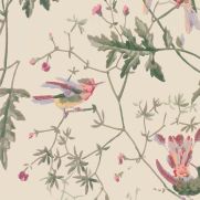 Sample-Hummingbirds Wallpaper Sample