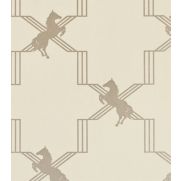 Sample-Horse Trellis Wallpaper Sample