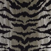 Silver Foil Wallpaper | Tiger Flock Wallpaper | Thibaut