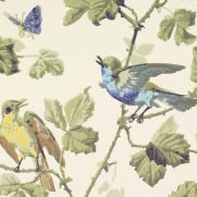 Sample-Winter Birds Wallpaper Sample