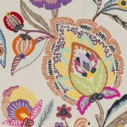 Sample-Oakwood Embroidered Fabric Sample