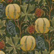 Sample-Pumpkins Printed Velvet Fabric Sample