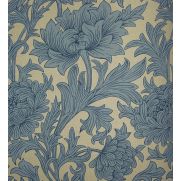 Sample-Chrysanthemum Toile Linen Fabric Sample