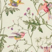 Sample-Hummingbirds Wallpaper Sample