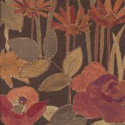 Sample-Faria Flowers Velvet Fabric Sample