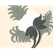 Sample-Berry Flower Wallpaper Sample