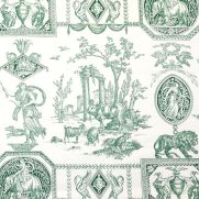 Cymepaye Toile Du Jouy Fabric by Tradescant and Son — Kale Tree