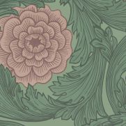 Sample-Tudor Rose Wallpaper Sample