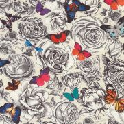 Butterfly Garden Indoor Outdoor Fabric