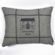 Sample-Where the Home Is Embroidered Cushion Sample