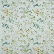Almora Embroidered Fabric Blue Floral
