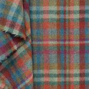 Sample-Bayley Plaid Wool Fabric Sample