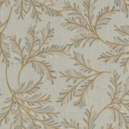 Sample-Chelsea Fern Embroidered Fabric Sample