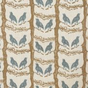 Bird Chatter Linen Fabric
