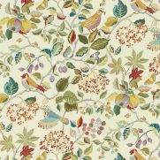 Birds and Berries Fabric