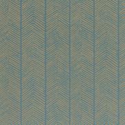 Blue Herringbone Wallpaper