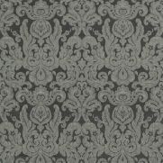 Brocatello Grey Damask Fabric
