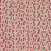 Bumble Bee Linen Fabric Fuchsia Pink