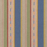 Bunty Weave Fabric Blue Green Detail