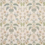 Carmine Embroidery Fabric