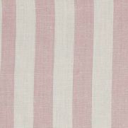 Charlie Stripe Linen Fabric Pink