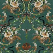 Serpentwined Velvet Fabric