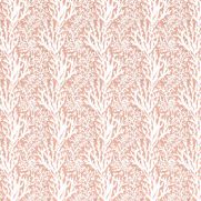 Sample-Coral Stripe Fabric Sample