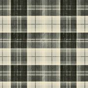 Countryside Plaid Wallpaper Charcoal Grey