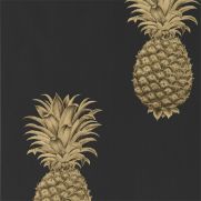 Sample-Pineapple Royale Wallpaper Sample