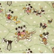 Mickey & Minnie - At the Farm Fabric