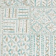 Duck Egg Blue Geometric Wallpaper Ashdown 