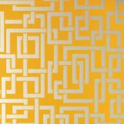 Enigma Wallpaper India Yellow Bespoke Gilver
