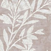 Sample-Fan Flower Linen Fabric Sample
