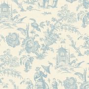 Chinoiserie Toile Wallpaper