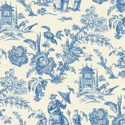 Chinoiserie Toile Wallpaper