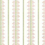 Sample-Fern Stripe Wallpaper Sample