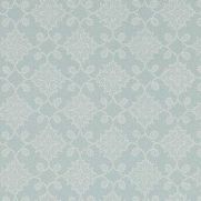 Floral Tracery wallpaper in wedgewood blue