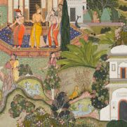 Sample-Gardens of Jaipur Wallpaper Sample