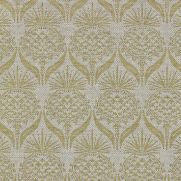 Gold Floral Fabric