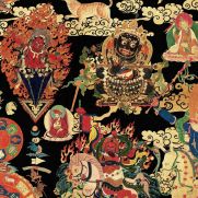 Sample-Tibetan Tapestry Wallpaper Sample