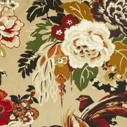 Grand Floral Velvet Fabric