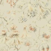 Grandma's Tapestry Wallpaper Bluewash Beige Floral