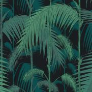 Sample-Palm Jungle Velvet Fabric Sample