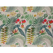 Sample-Heliconia Dreamin Embroidery Fabric Sample