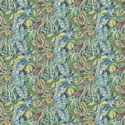 Hothouse Outdoor Fabric Dark Tropical Leaf Green