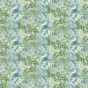Hothouse Outdoor Fabric Tropical Green Turquoise